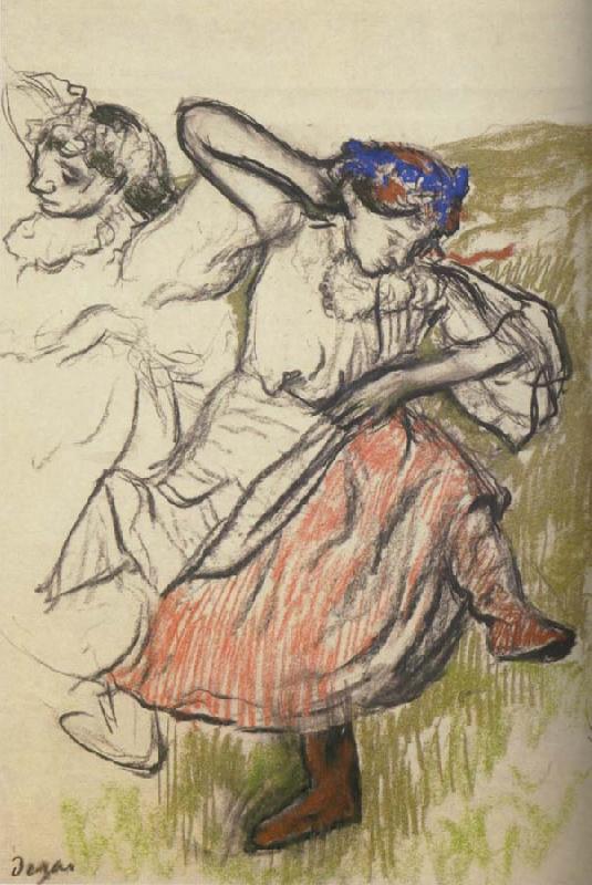 Edgar Degas Russian Dancers Sweden oil painting art